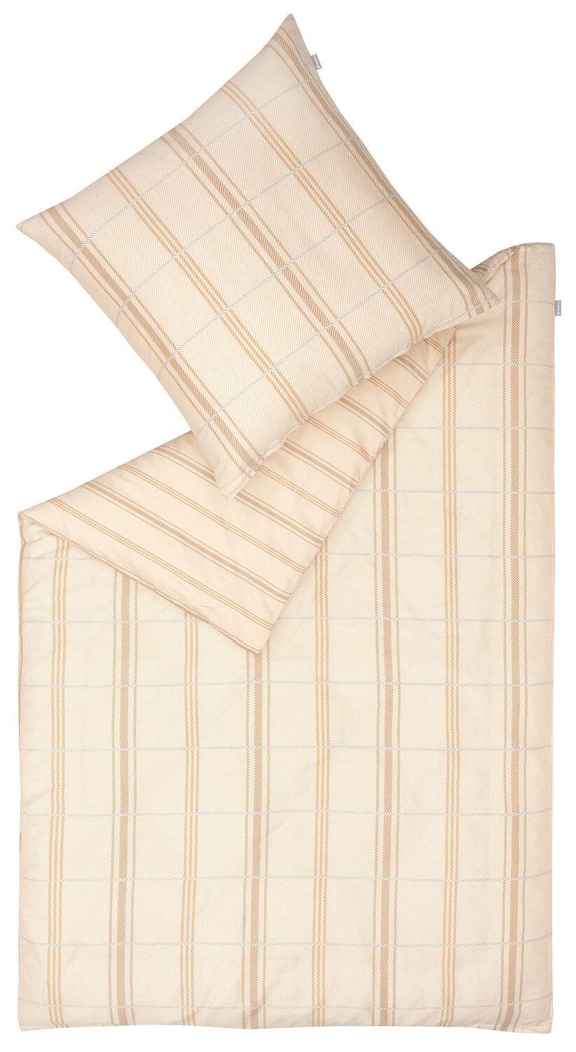 

REVERSIBLE Постельное белье MR-Square Satin Musterring, кремовый/бежевый