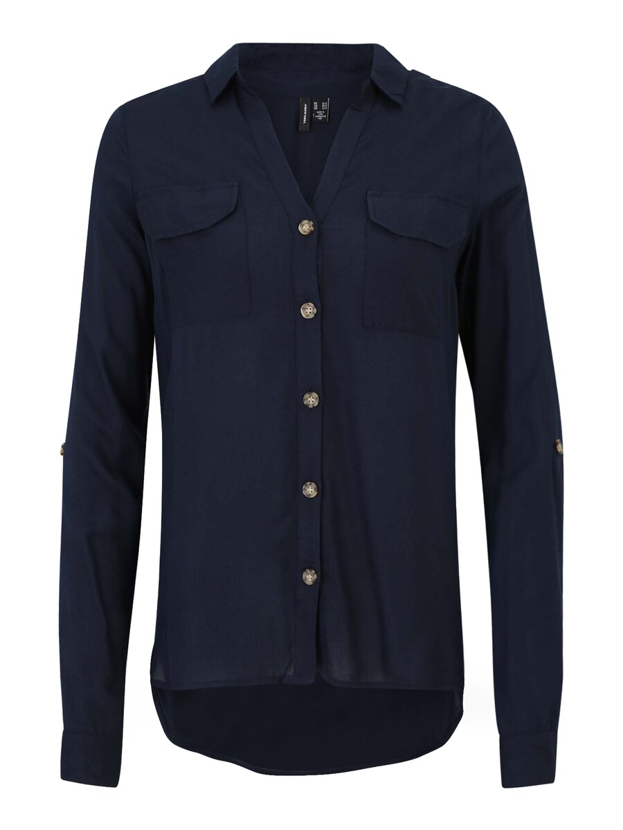 

Блузка Vero Moda Tall VMBUMPY, морской синий