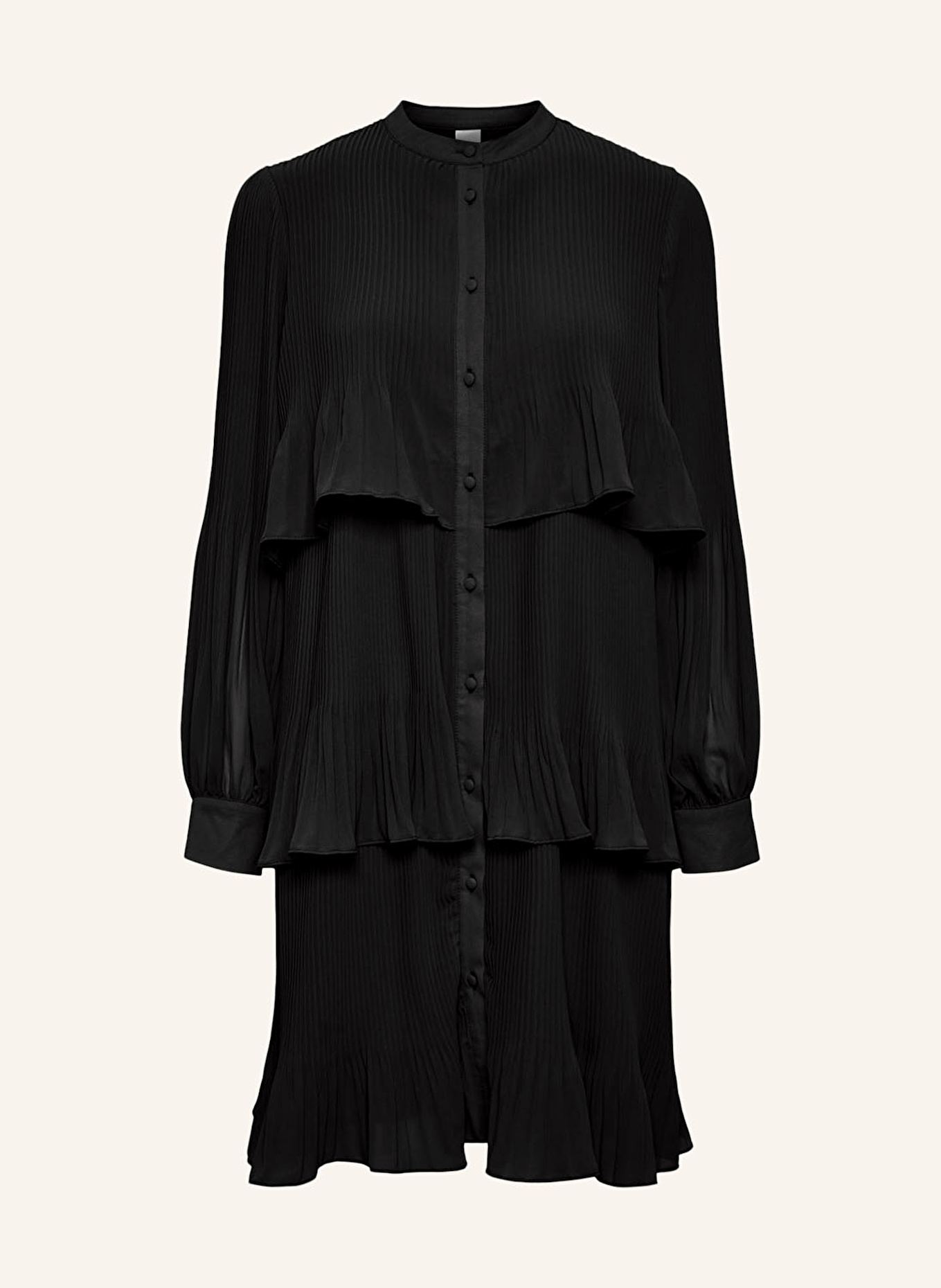 

Платье-Рубашка со складками Y.A.S., черный