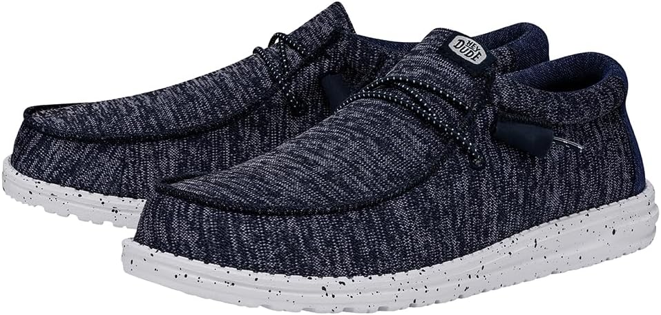 Мужские слипоны Hey Dude Wally Sport Knit Heydude, синий — фото 2