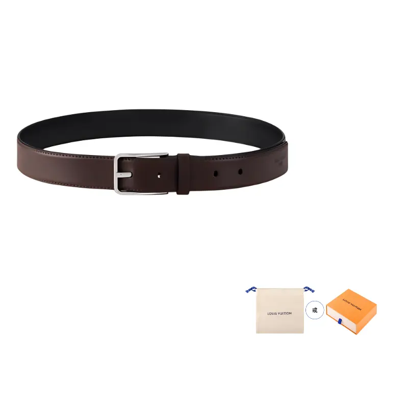 

LOUIS VUITTON Ремень Lv Pont Neuf Slim 30mm, Brown
