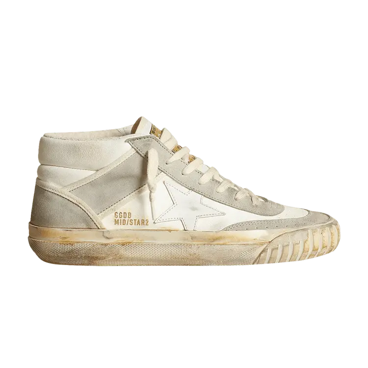 

Кроссовки Golden Goose Wmns Mid Star 2 Ice Grey White, белый