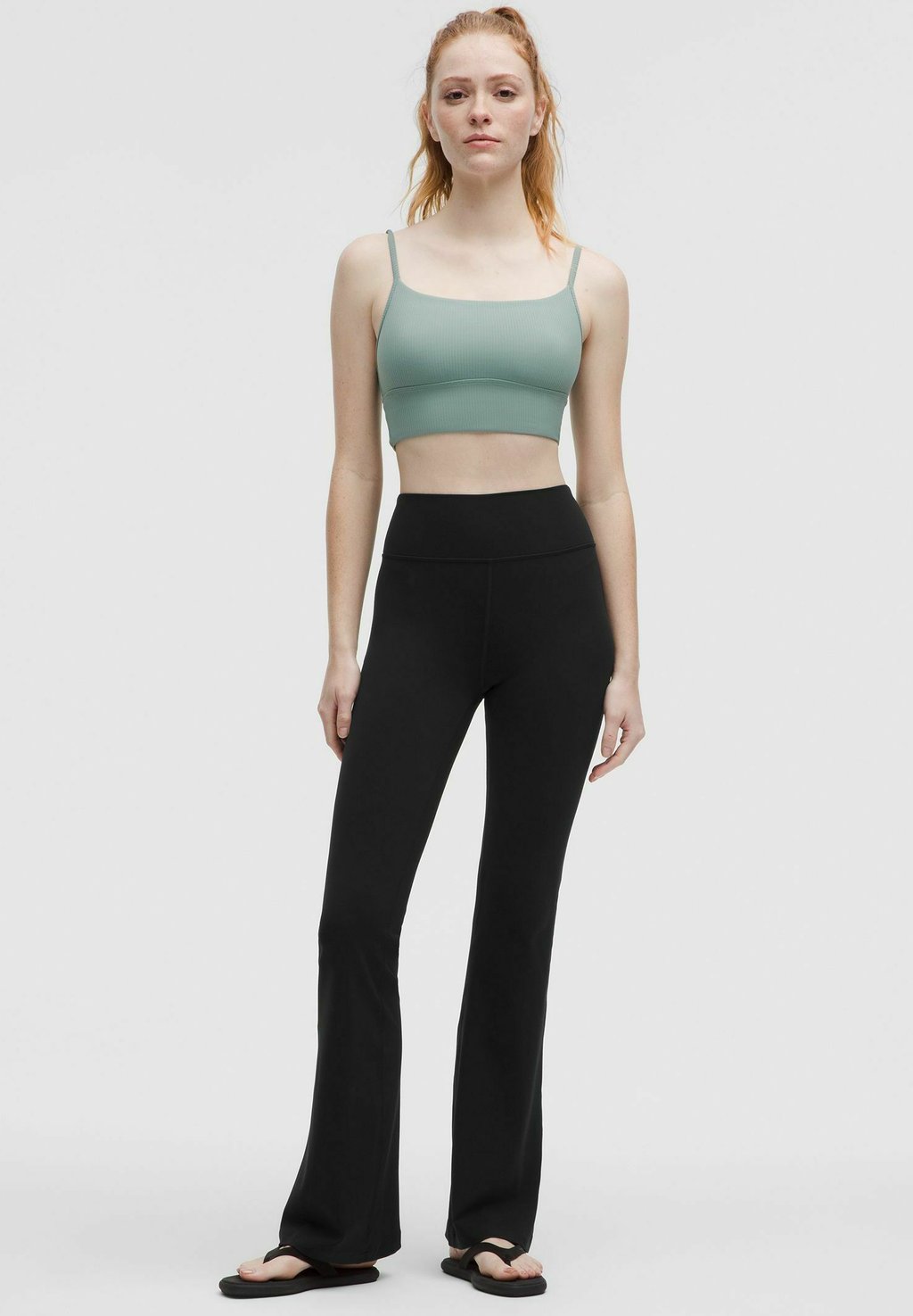 

Джеггинсы GROOVE NULU HIGH-RISE FLARED REGULAR lululemon, черный