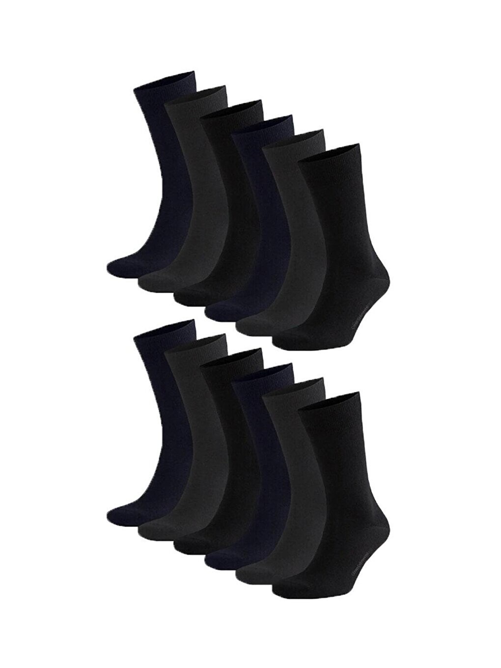 

Женские классические однотонные разноцветные носки, 12 шт. ÇORAP ÇEKMECESİ