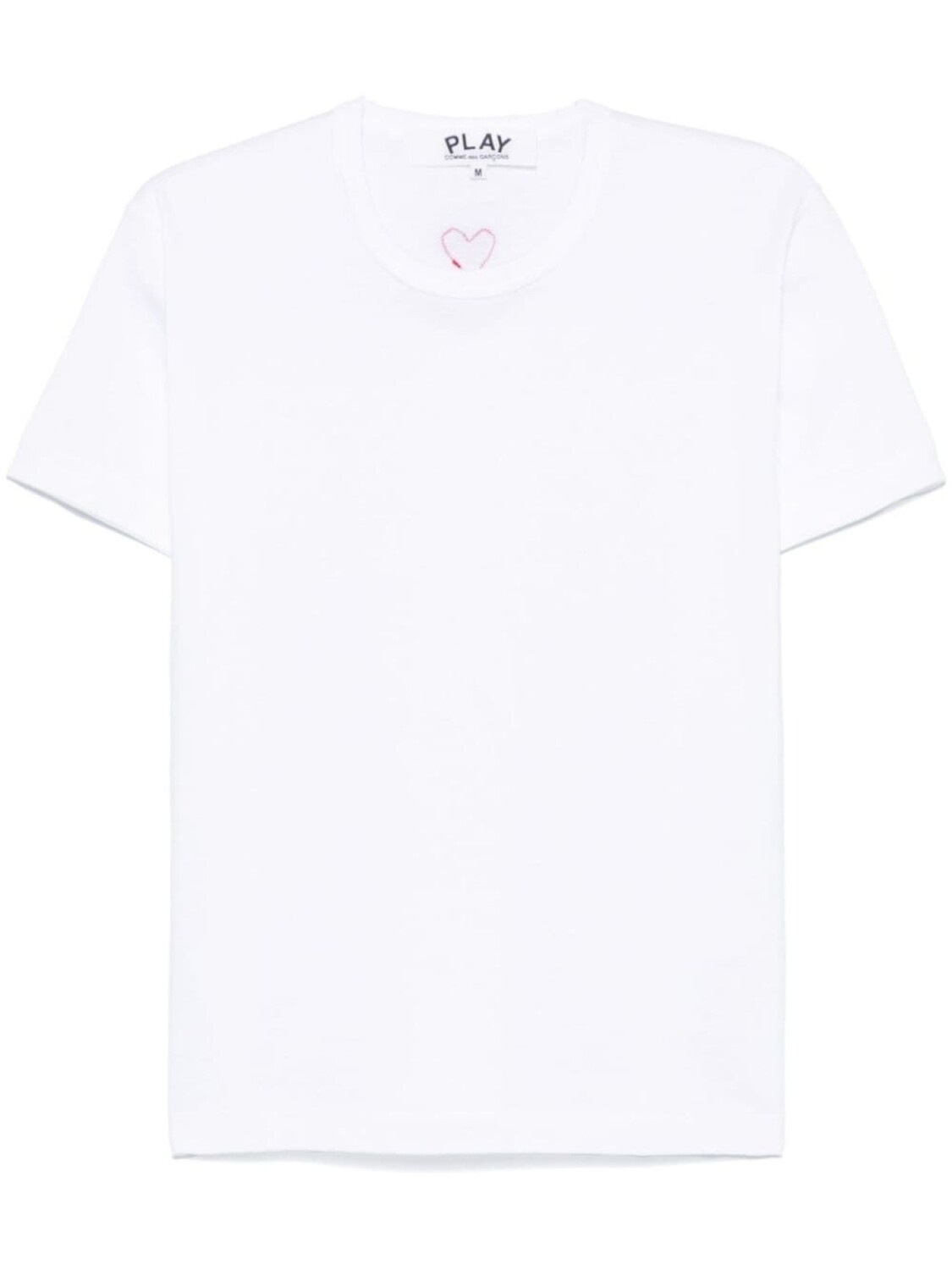 

Comme Des Garçons Play футболка с нашивкой, белый