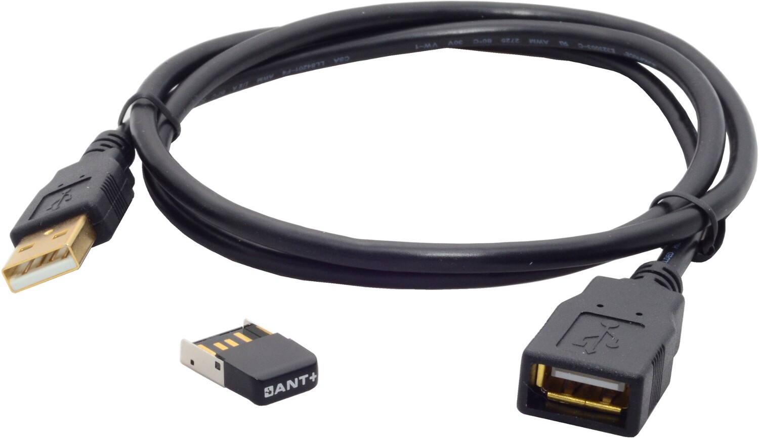 

USB-адаптер ANT+ с удлинителем длиной 3 фута Wahoo Fitness, черный