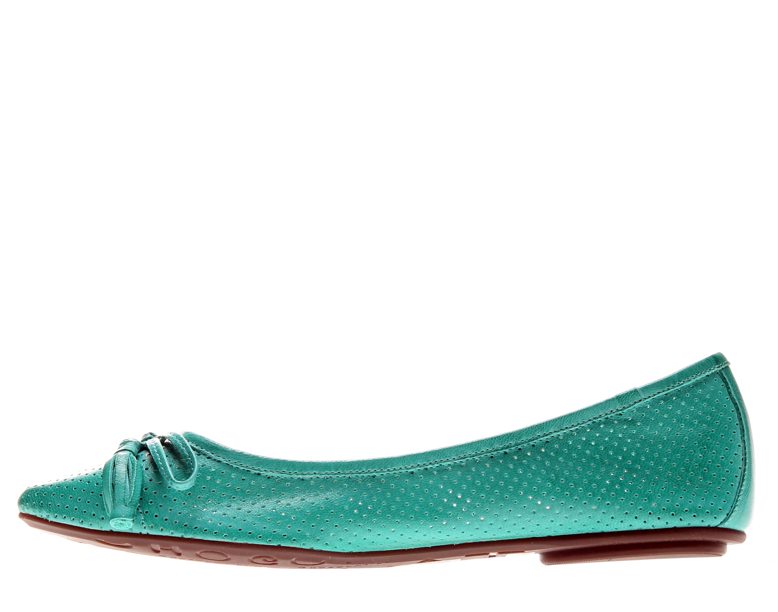 Туфли Chocolat Blu Gabriella мокасины зеленые кожаные женские — фото 3
