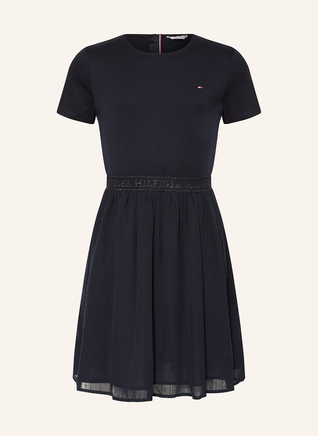 

Платье из блестящей пряжи Tommy Hilfiger, синий