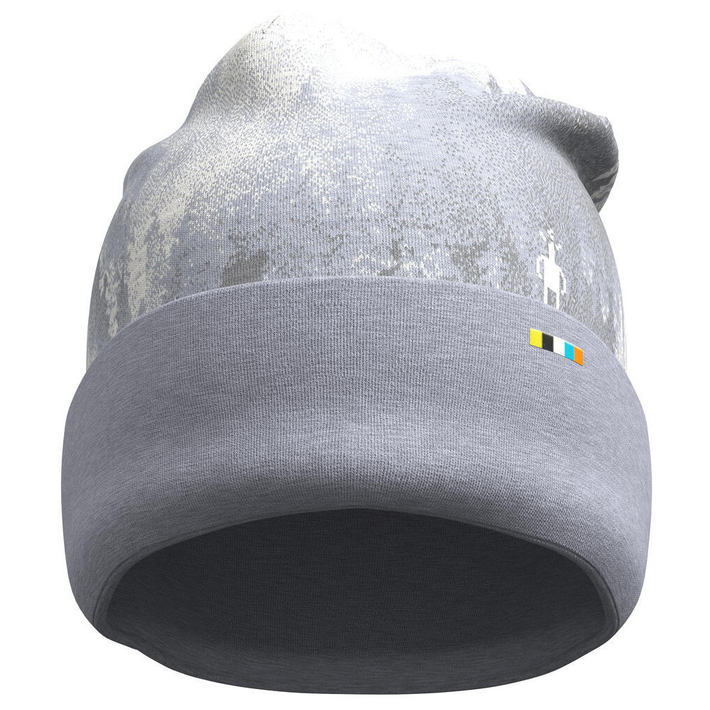 

Шапка Smartwool Thermal Merino Reversible Cuffed Beanie, цвет Light Gray Foggy Pines