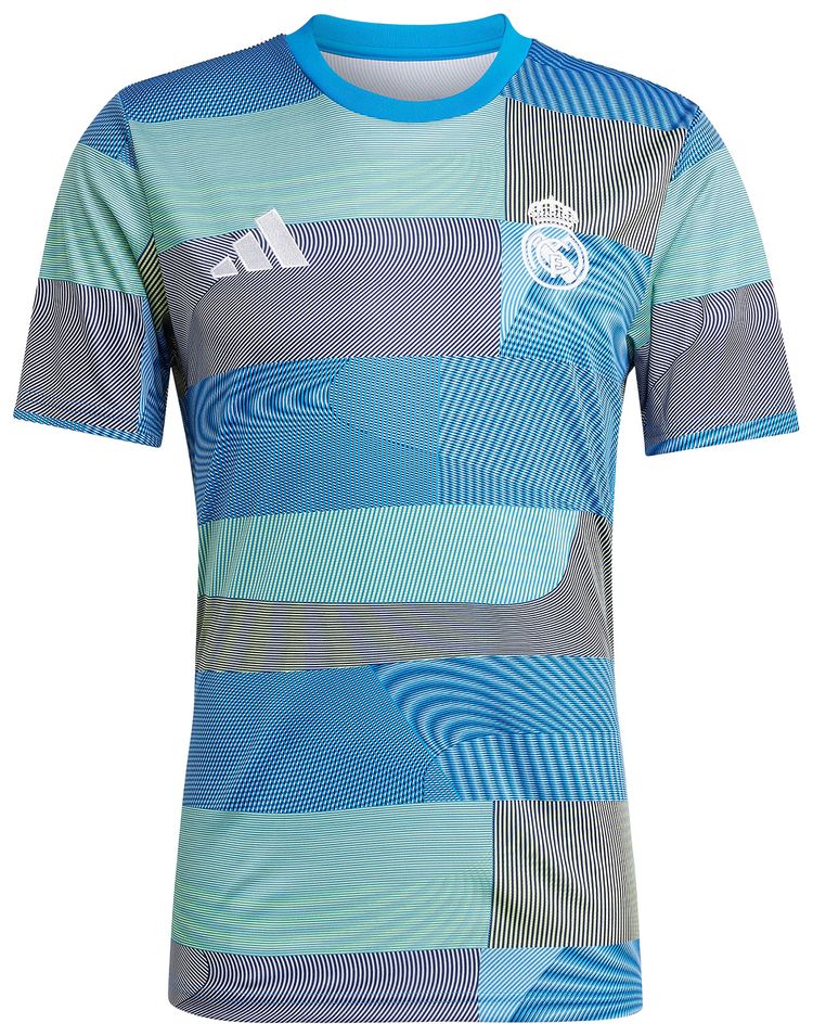 

Предматчевая футболка Adidas "Реал Мадрид" сезона 25/26 "Синяя птица", Синий, Предматчевая футболка Adidas "Реал Мадрид" сезона 25/26 "Синяя птица"