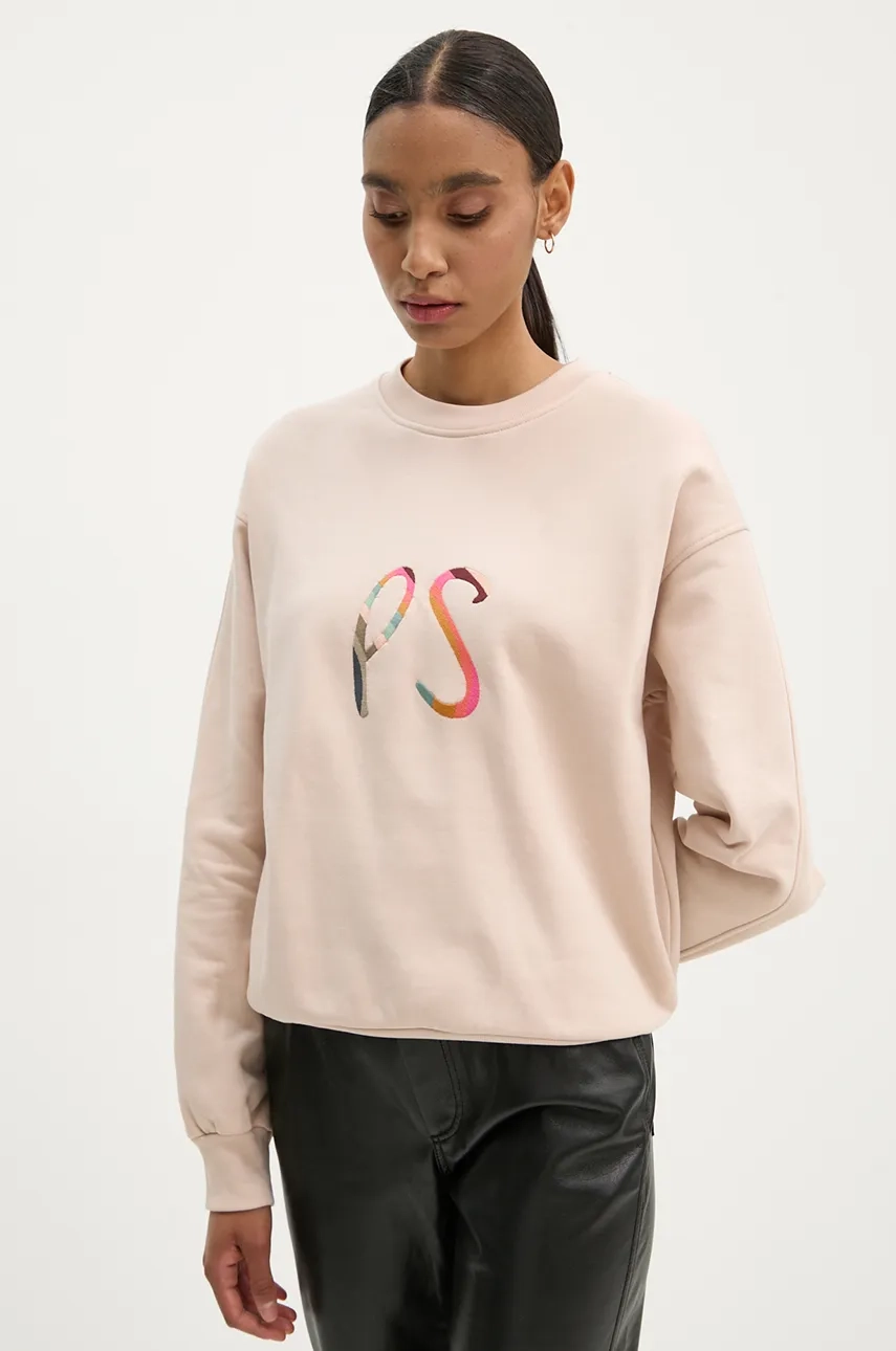 

Хлопковая толстовка PS Paul Smith, бежевый