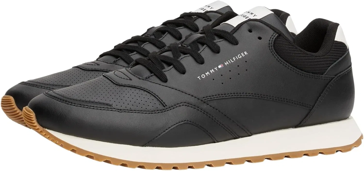Мужские низкие кроссовки Tommy Hilfiger New Runner Eva LTH ESS Fm0fm05512, Black — фото 3