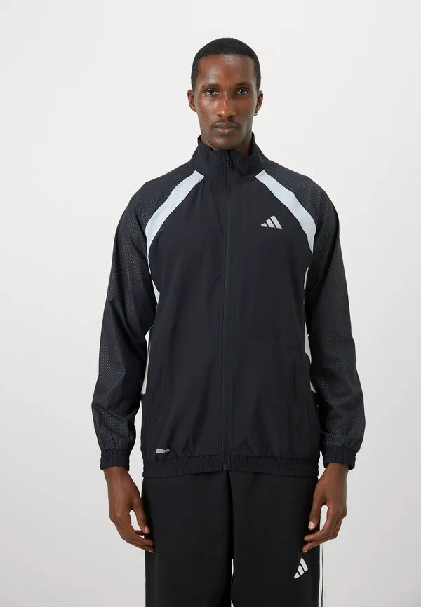 Техническая тренировочная куртка Adidas Performance, Black/Halo Silver-Coloured — фото 3