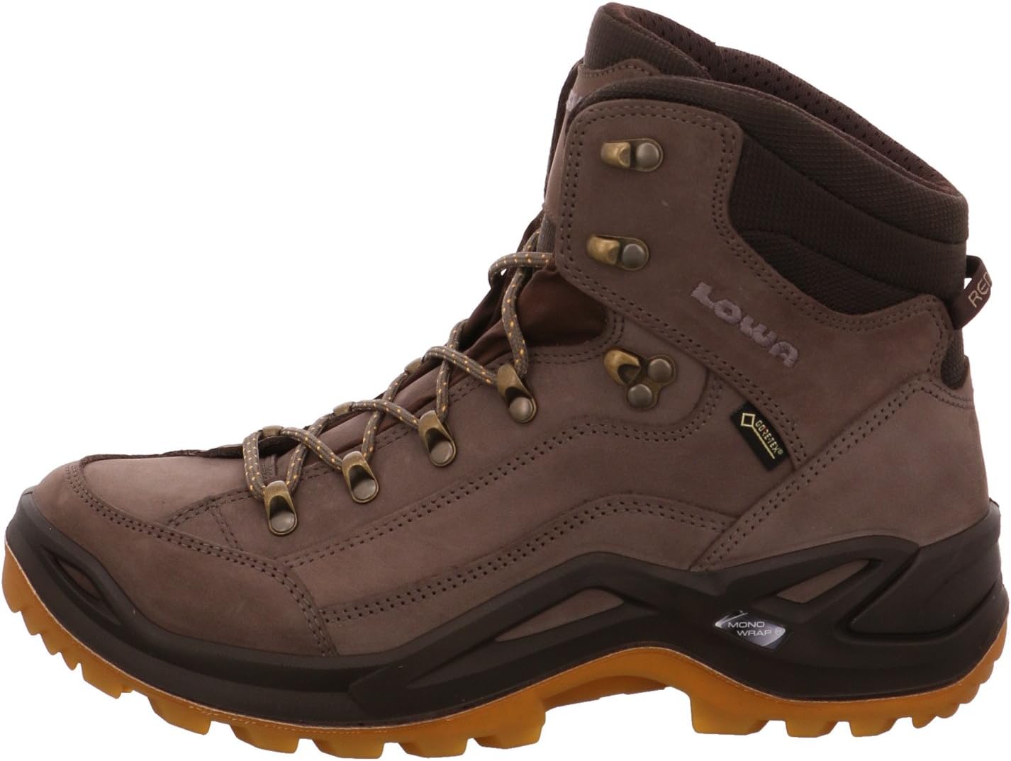 Мужские походные ботинки LOWA Renegade GTX Mid, темно-коричневый — фото 2