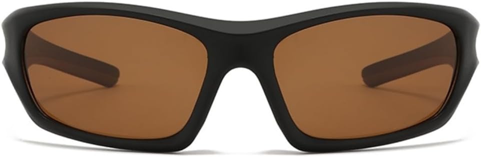 

Поляризованные солнцезащитные очки ICARA для мужчин и женщин, солнцезащитные очки с обтекаемой формой для мужчин и женщин, для езды на велосипеде, рыбалки, бега и защиты от УФ-излучения, Black/Tea