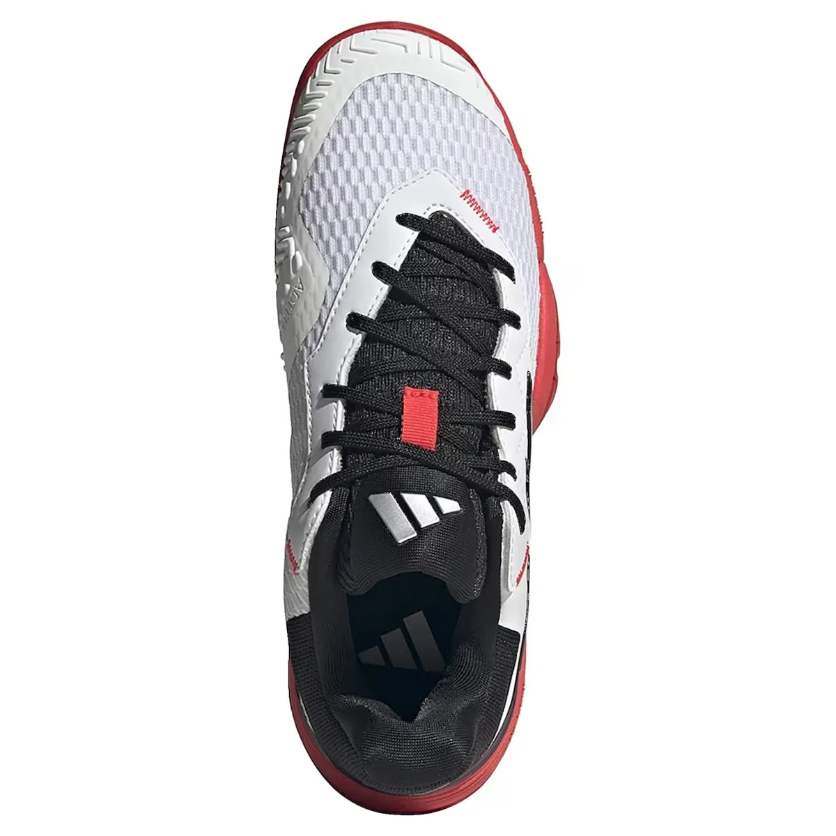 BARRICADE Adidas Детская теннисная обувь, белый/красный — фото 4