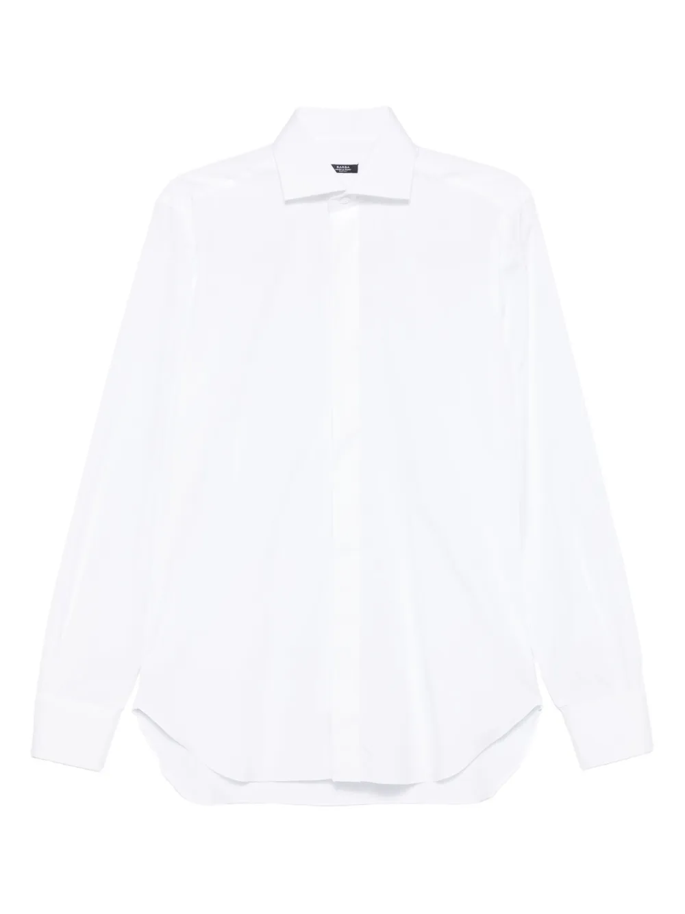 

Хлопковая рубашка с длинными рукавами Barba, черный