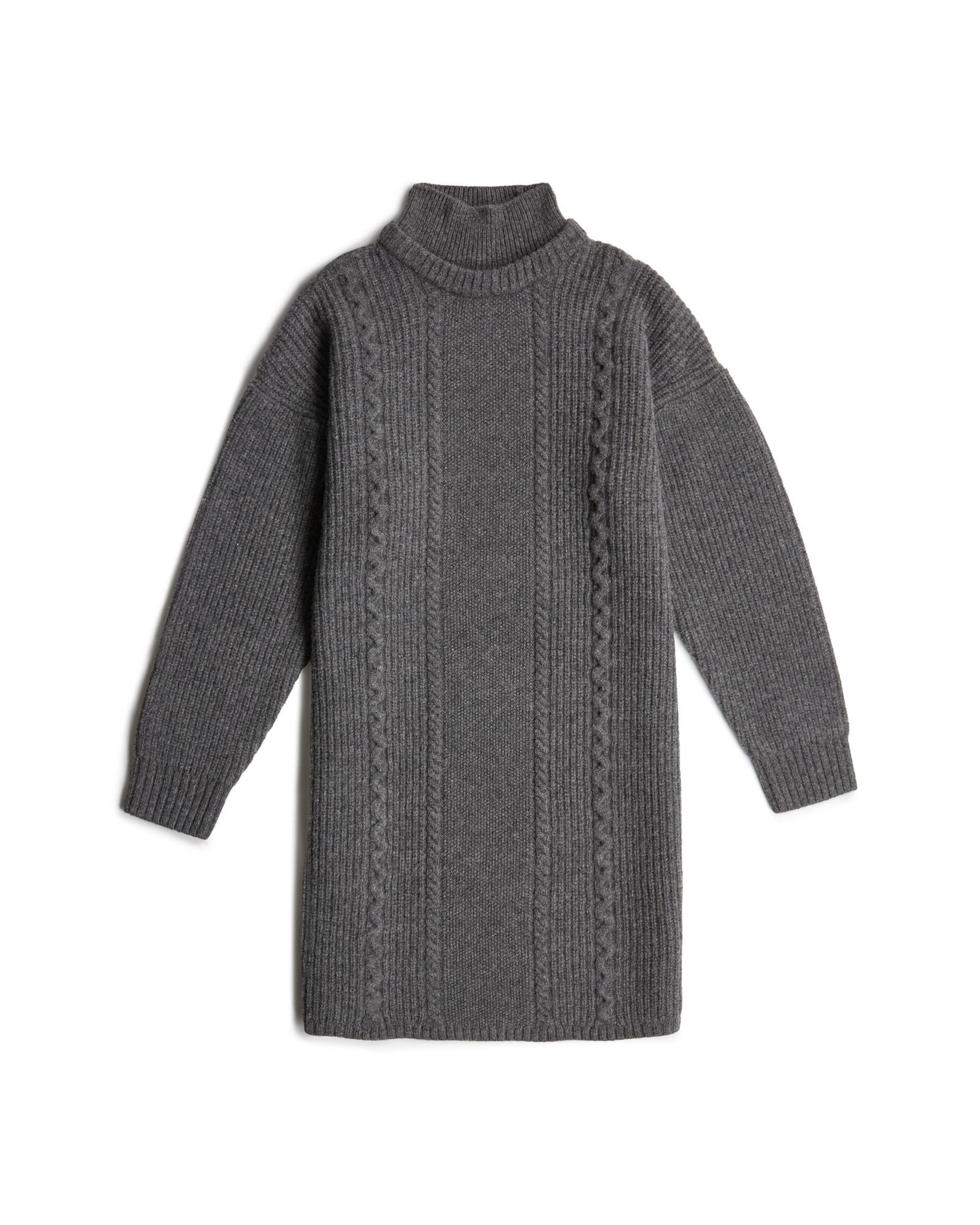 

G-STAR Платье 'Cable Loose Knit' в сером цвете