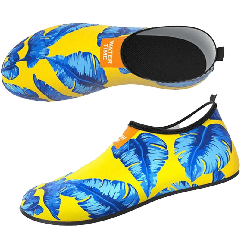 

WATERTIME/Shuichuan Дайвинг Быстросохнущая нескользящая пляжная обувь для подводного плавания Приморские носки Обувь для прогулок Снаряжение для дайвинга Желтый XXL