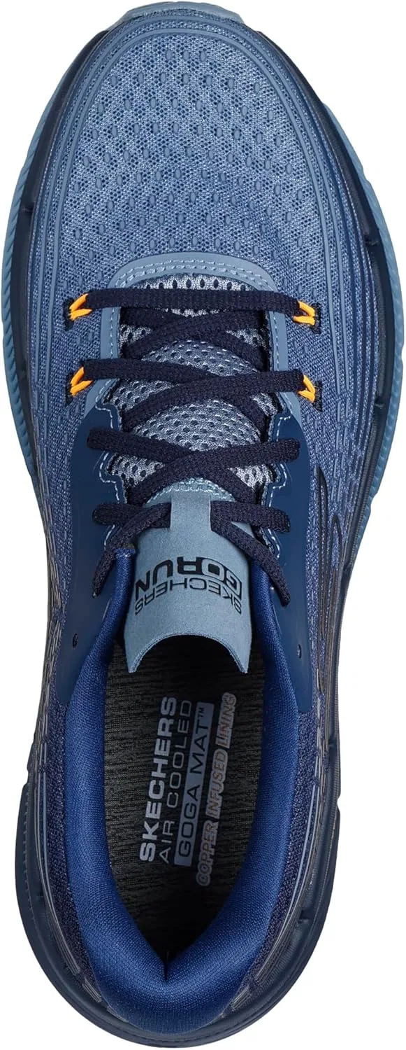 Мужские беговые кроссовки Skechers Max Cushioning Premier Vantage 2.0, 2-Navy Textile Synthetic — фото 3