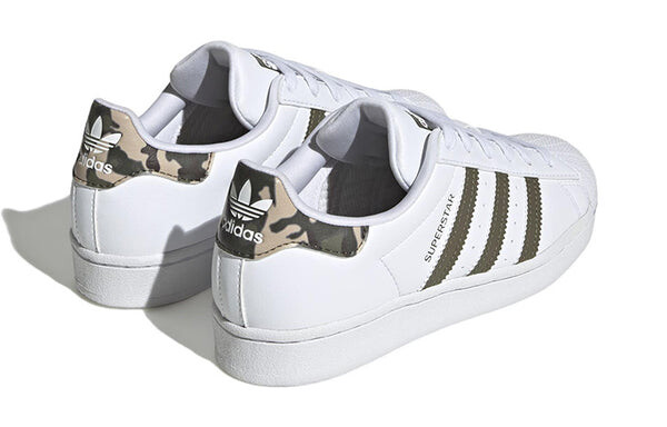 Кроссовки суперзвезда Adidas, белый — фото 4