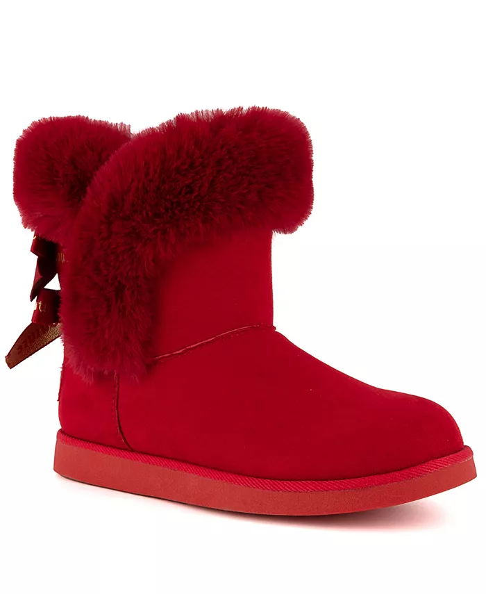 Женские утепленные ботинки King Cozy для холодной погоды Juicy Couture, красный