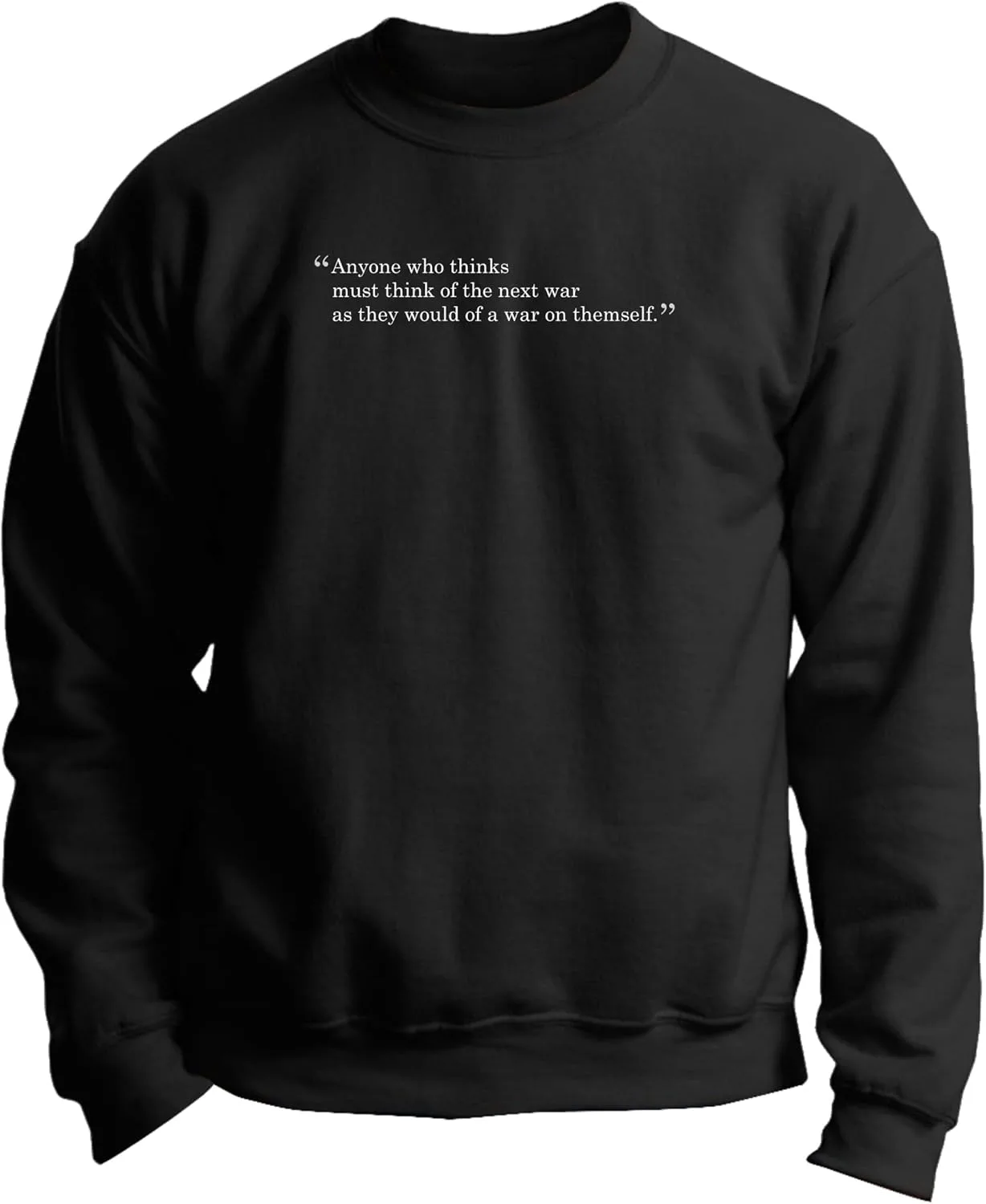 

ThisWear худи с длинным рукавом и антивоенной надписью