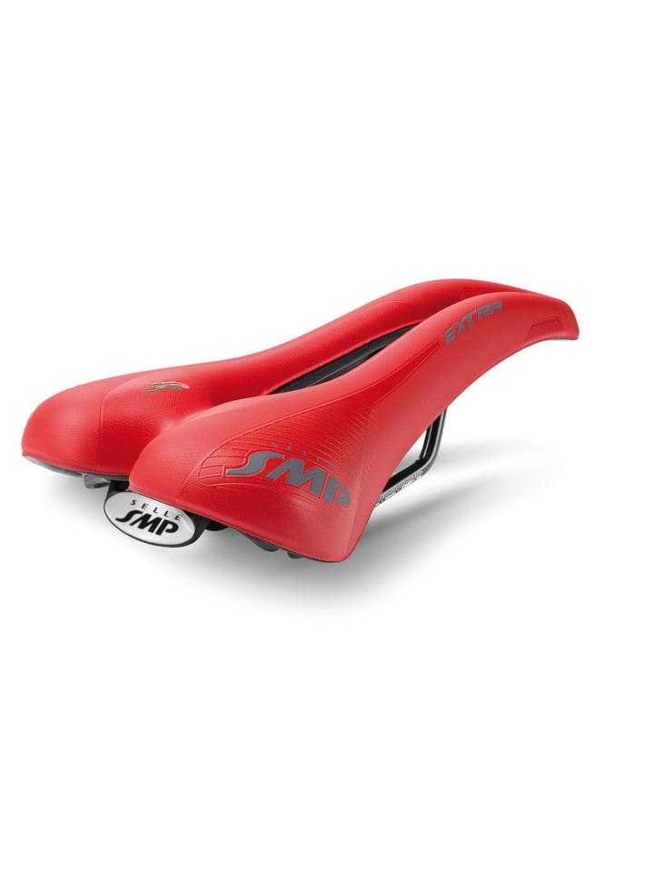 

SelleSMP Шоссейное велосипедное седло Extra красного цвета