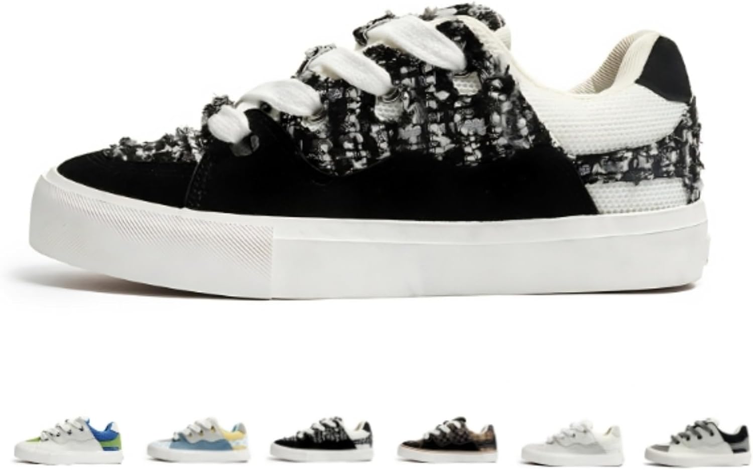 

Кроссовки ACARITOUCH из холщовой ткани в стильную клетку для женщин и мужчин, модные, трендовые, повседневные, эстетичные, для пар, для катания на скейтборде и прогулок, черный