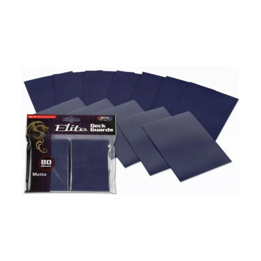 

Элитные матовые конверты для карточек — синий (80), Card Sleeves (BCW Supplies)