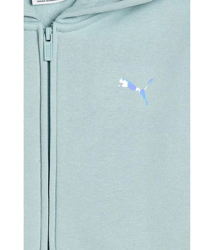 Толстовка флисовая на молнии Foundations PUMA Kids, Pale Blue — фото 3
