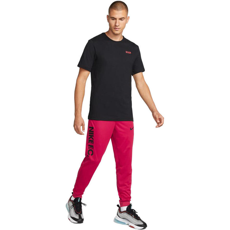 Брюки Nike FC Dri-Fit, красные, мужские — фото 3