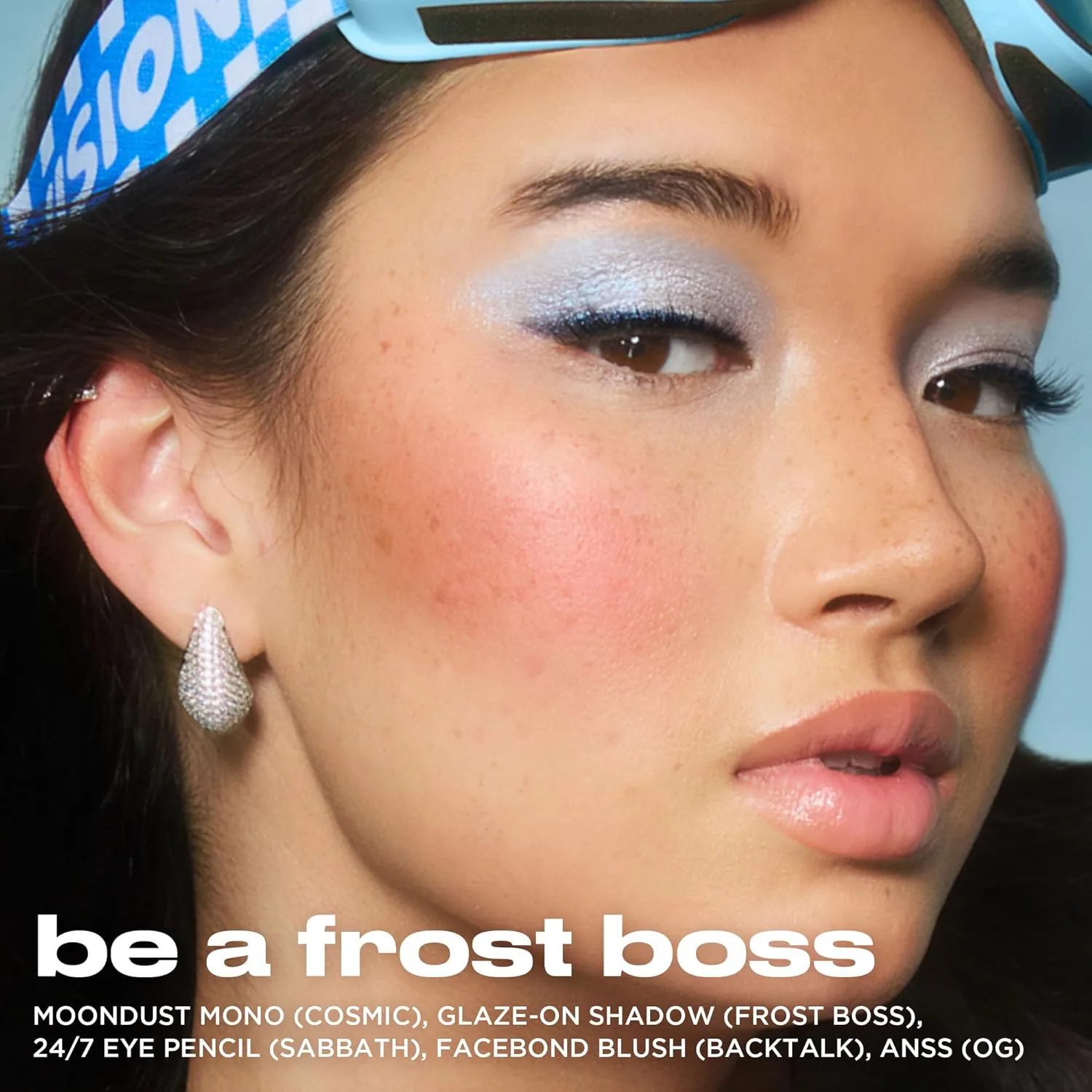Urban Decay Icy Holiday Makeup Look (Frost Boss 3Pc Bundle) - набор для макияжа глаз и лица - All Nighter Setting Spray Natural, 24/7 Waterproof Eye Pencil, 24/7 Glaze On Shimmer Liquid Eyeshadow — фото 3