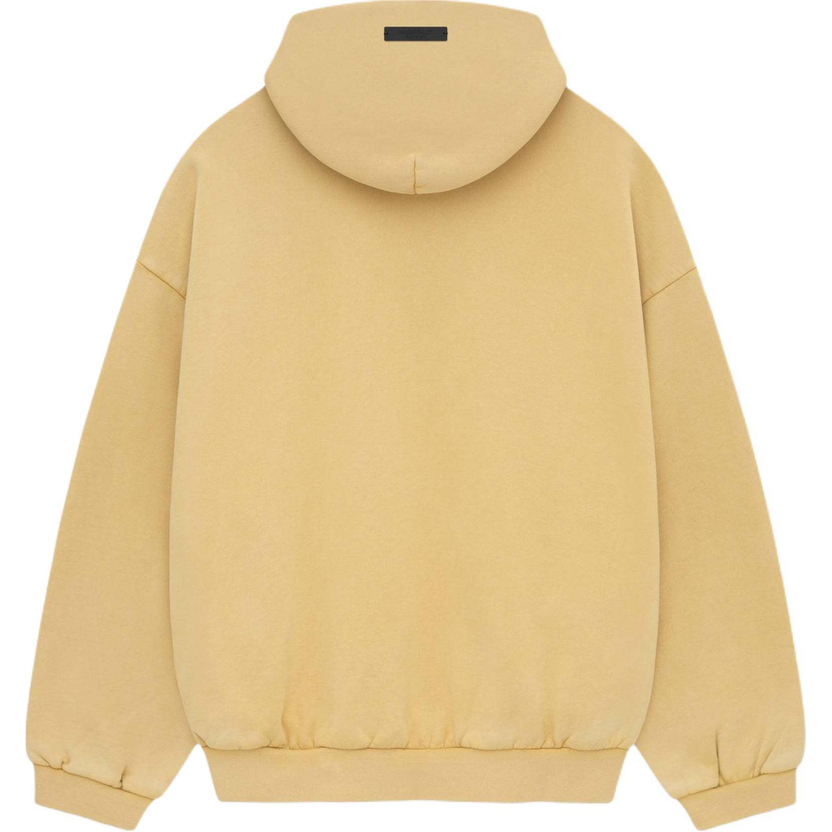 Толстовка с капюшоном из плотного флиса Fear Of God Essentials, цвет янтарное золото/янтарь — фото 3
