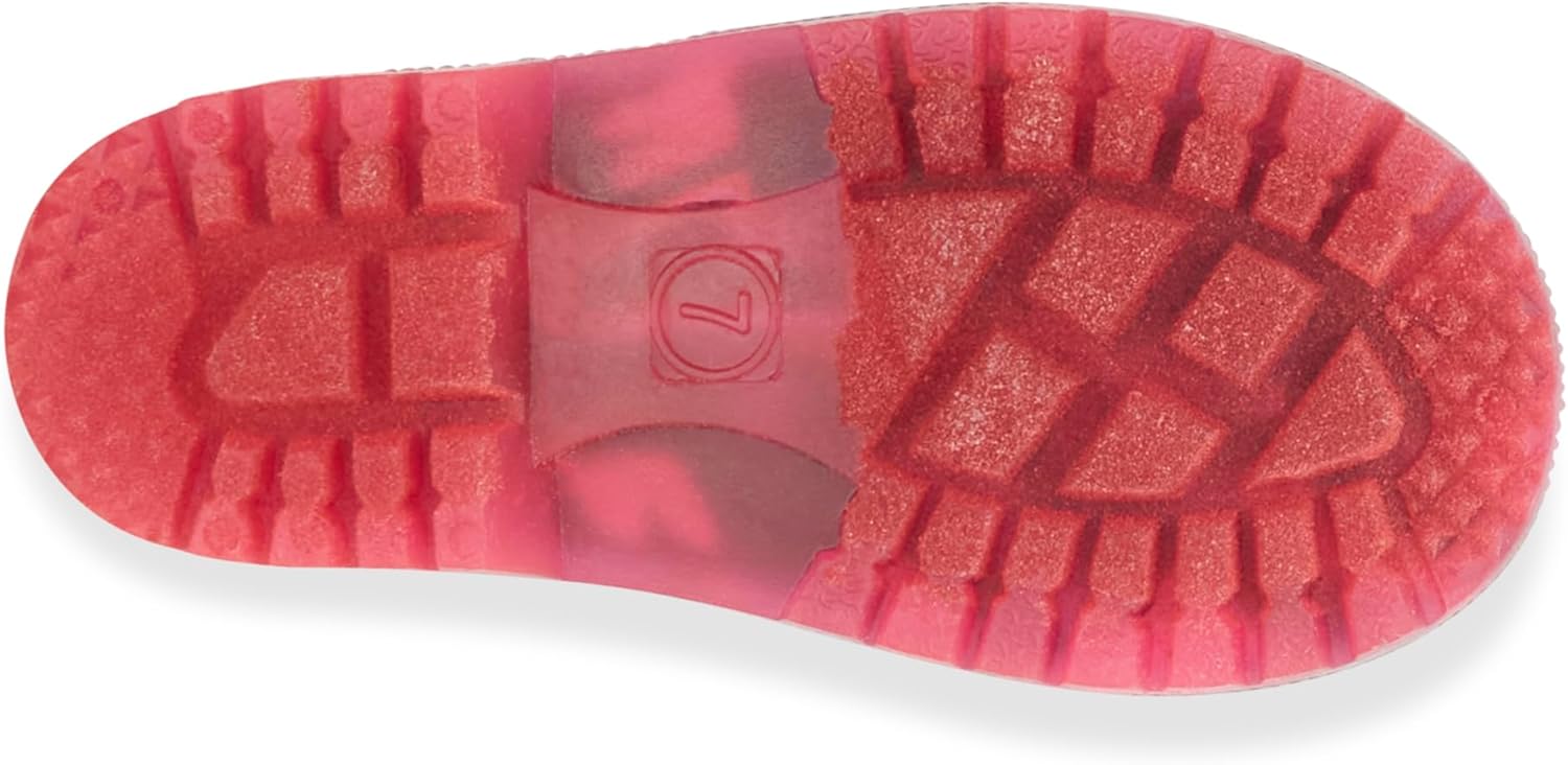 Светящиеся детские сапоги Stride Rite 360 Misty Rain для мальчиков и девочек, Heart Print — фото 4