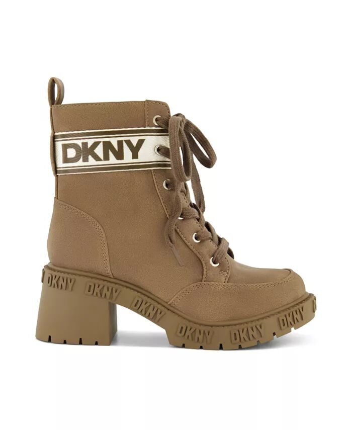 Армейские ботинки Hayley Hira для маленьких и больших девочек DKNY, коричневый — фото 3