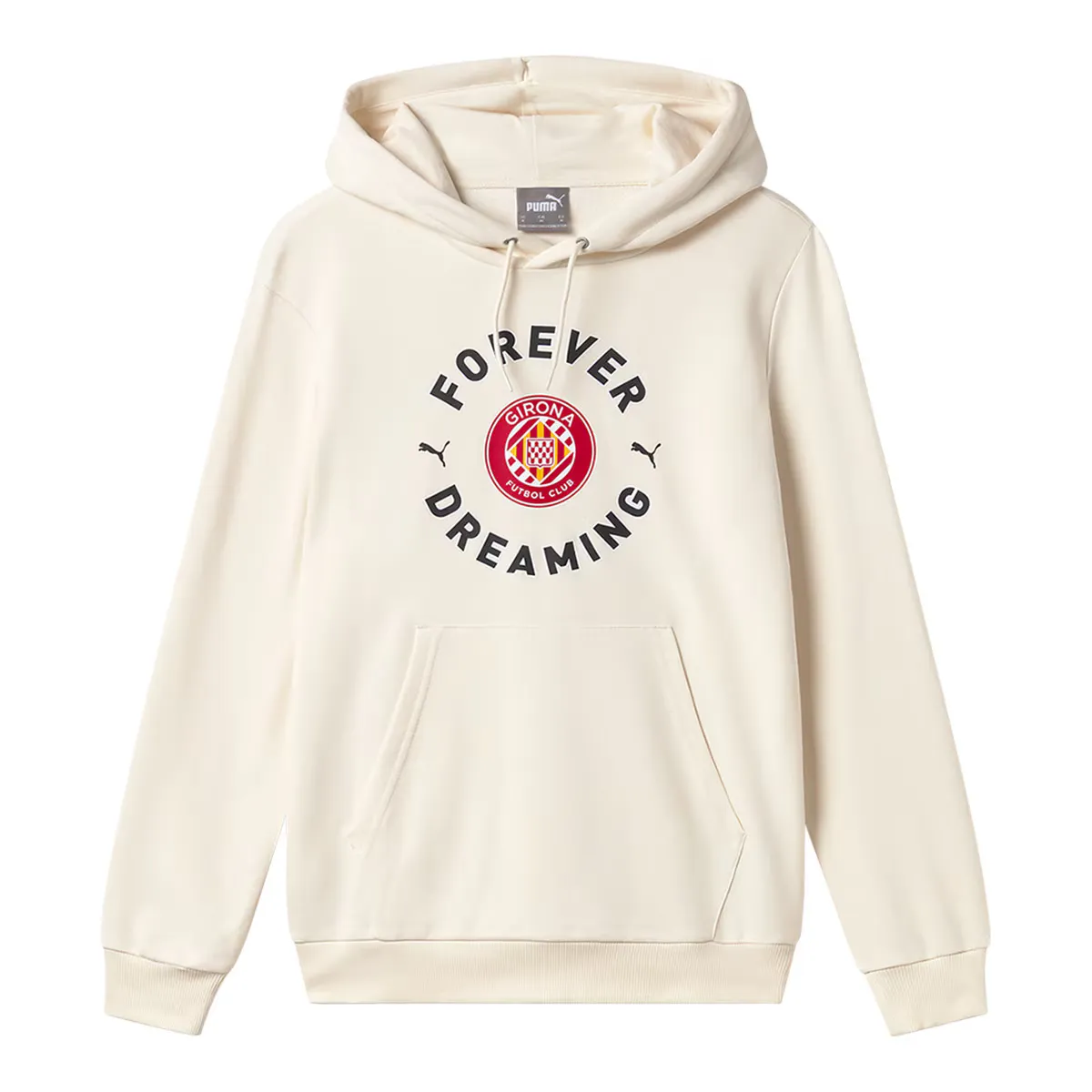 

Толстовка унисекс Forever.Dreaming Hoodie Girona FC Puma, бежевый