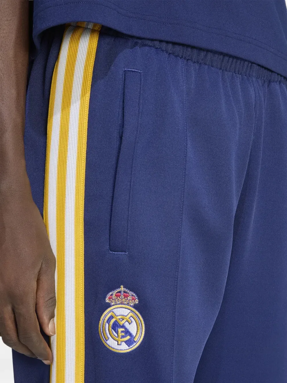 Полосатые спортивные штаны Real Madrid Originals Adidas, синий — фото 3
