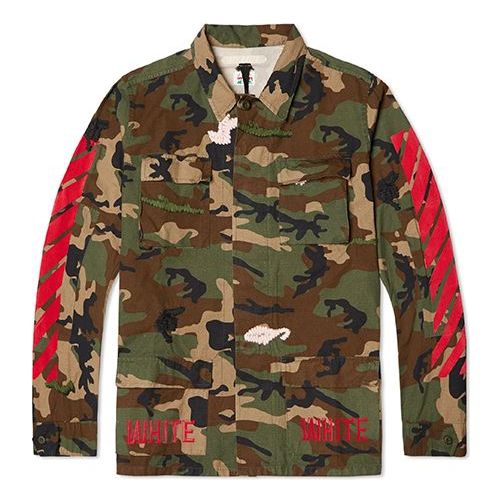 

Куртка Off-White Camouflage Ribbon Jacket Shirt Men's Camouflage, Белый, Куртка Off-White Camouflage Ribbon Jacket Shirt Men's Camouflage