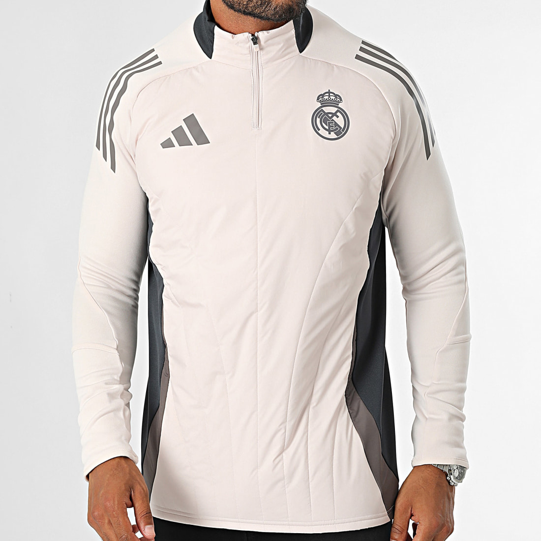 Adidas Футболка Real Madrid Tiro 24 мужская светло-фиолетовая — фото 4