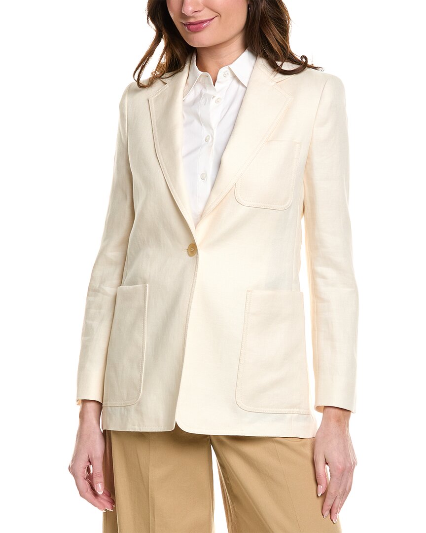 

Max Mara Boemia Льняной пиджак, белый