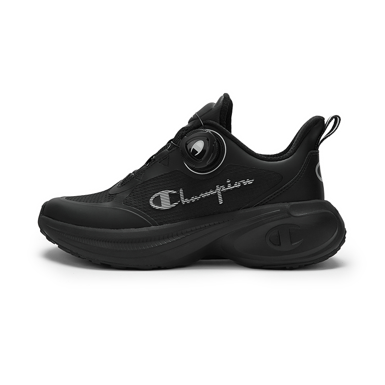 

Champion Kids Кроссовки детские с низким верхом, противоскользящие, износостойкие, черные, серебристые