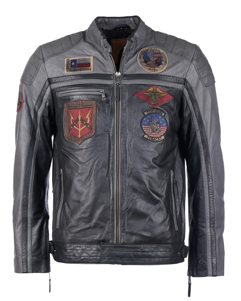 

Кожаная куртка TOP GUN "TGJ1005", черный