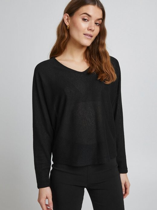 

Вязаный свитер бисиф B.Young, черный