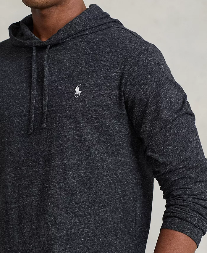Мужская худи-футболка из джерси Polo Ralph Lauren, черный — фото 2