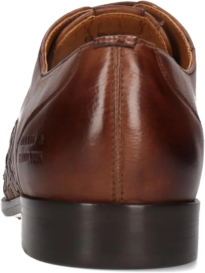 Мужские оксфорды Melvin & Hamilton Elyas 4 Woven Lecce Mid Oxford, коричневый — фото 4
