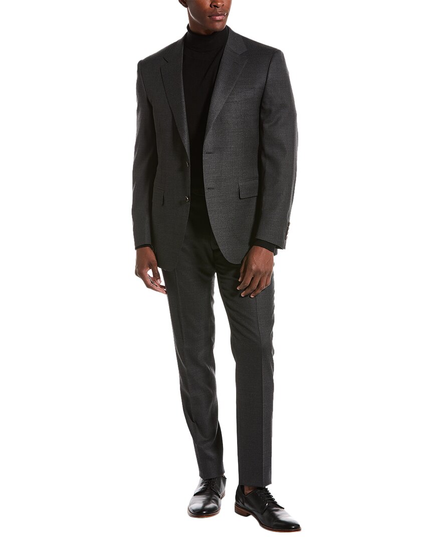 

Костюм Canali из 2 предметов из смеси шерсти, серый