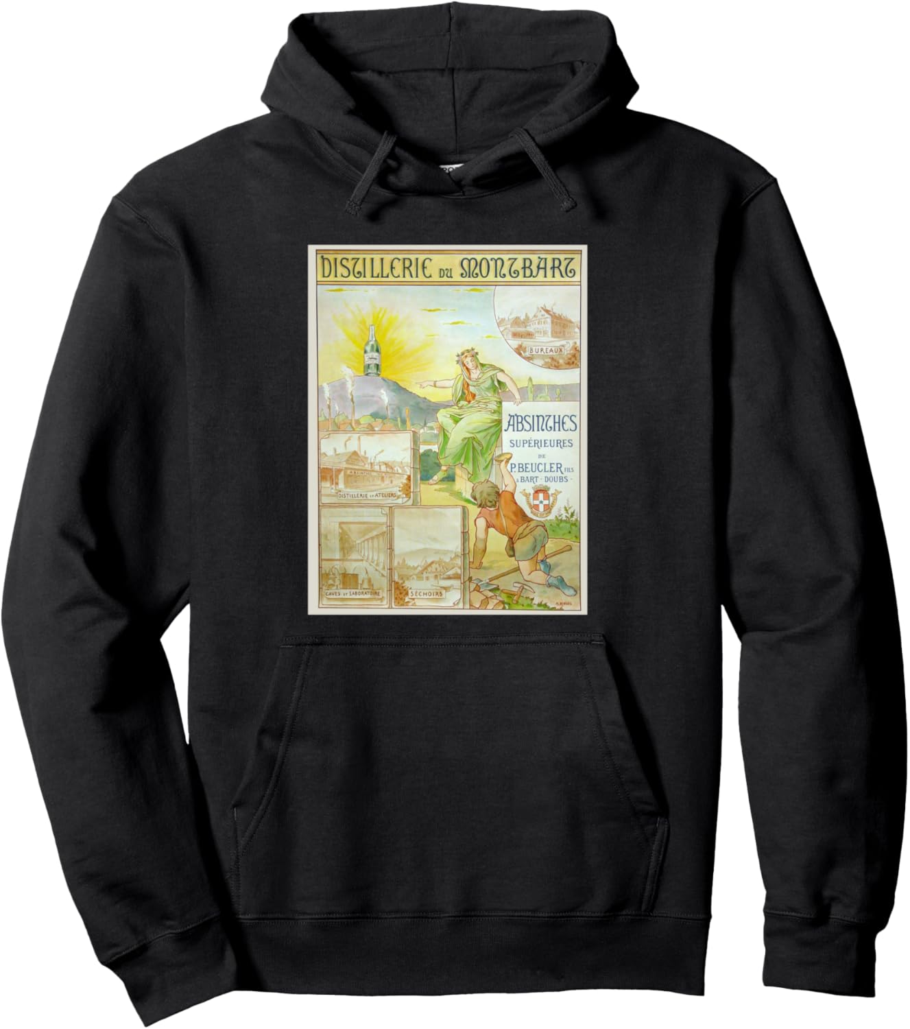

Винтажный постер - Absinthe Beucler Винтажный постер - Absinthe Viewcler Худи, черный Vintage Images