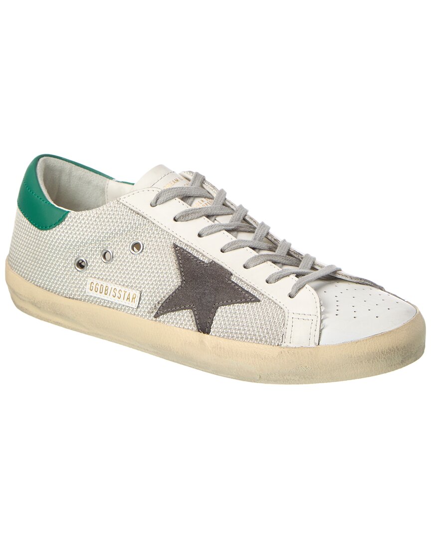 

Кроссовки Golden Goose Superstar из сетки и кожи
