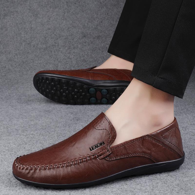 LEXON Мужские повседневные туфли Men's Low top Brown, коричневый, цвет Brown — фото 4